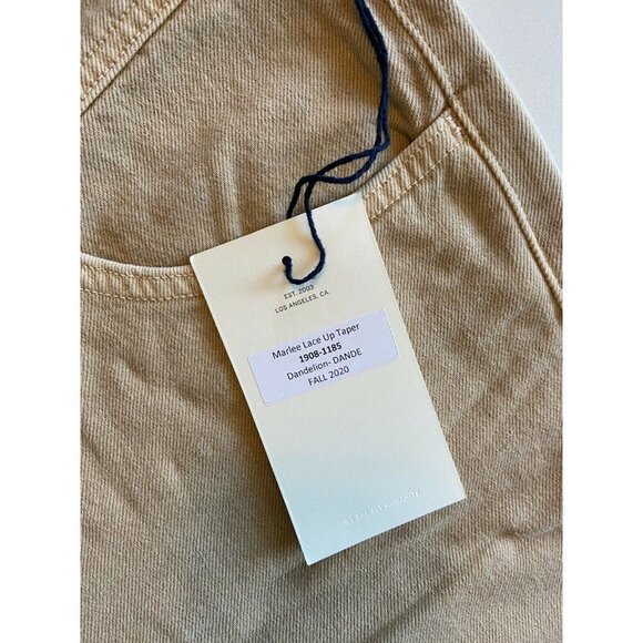 Citizens of Humanity Marlee Lace Up Taper Jeans in Dandelion Size 27 - Picture 5 of 7